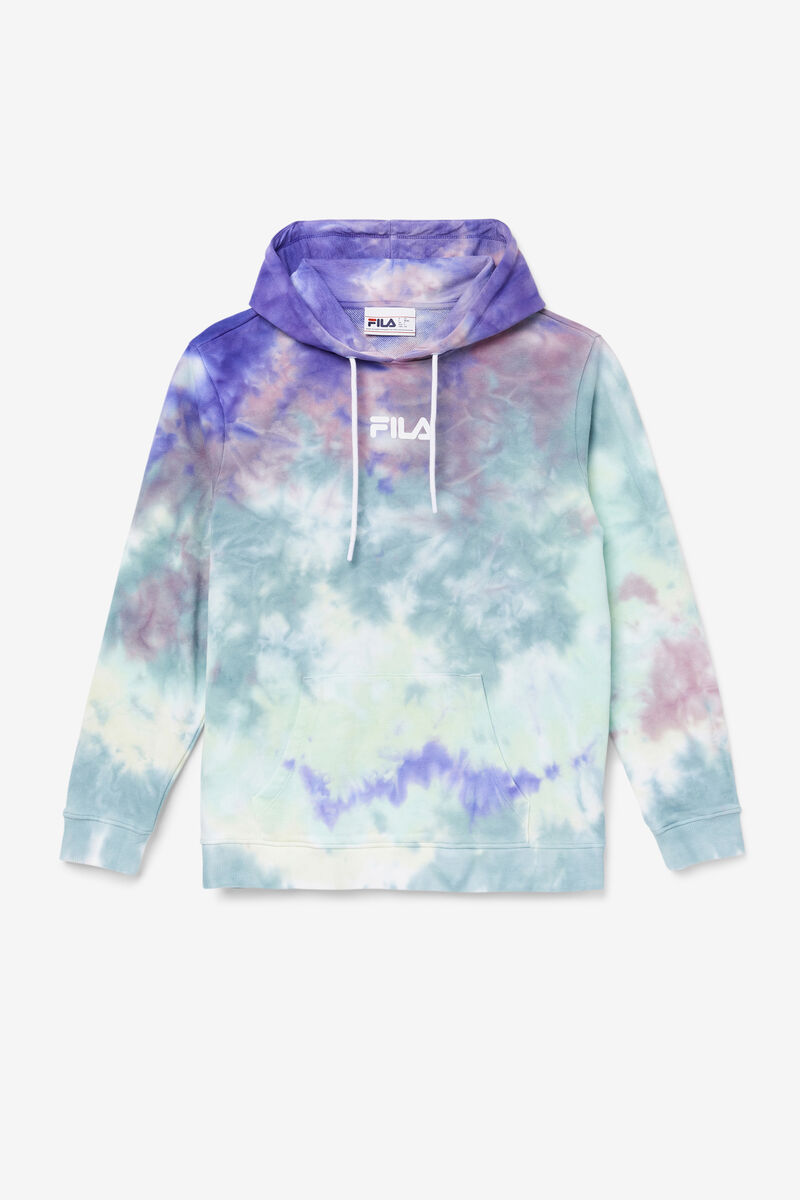 Fila Aerolynn Tie Dye Hoodie Blue | 9iSz9rSIvMY