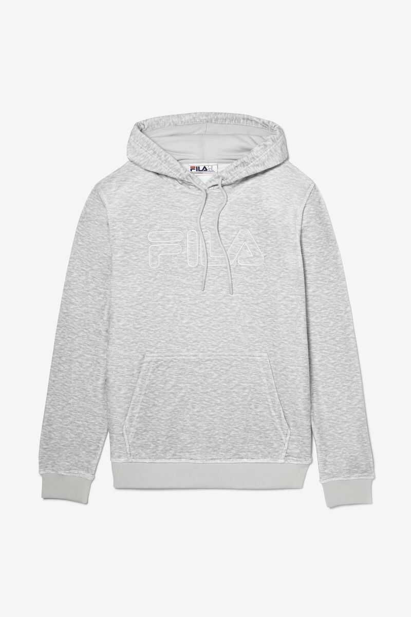 Fila Asher Velour Hoodie Light Grey | ODNeWTHRM2R