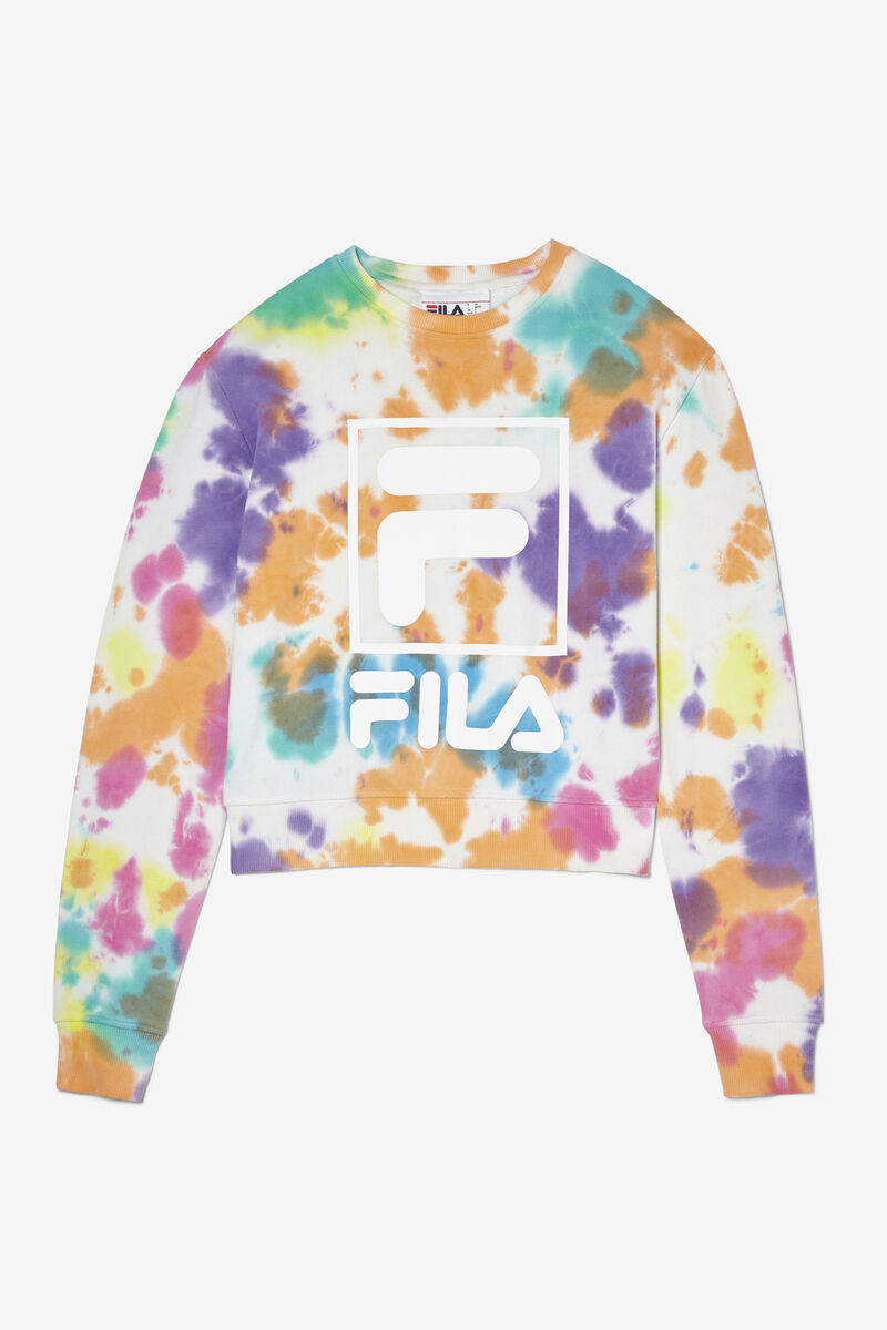 Fila Ashley Tie Dye Sweatshirt Multicolor | DJhqjTybyVi