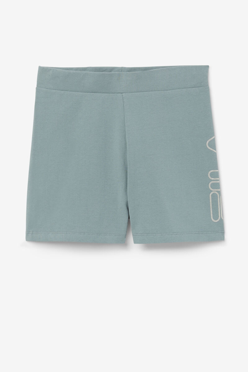 Fila Beatriz High Waist Bike Shorts Silver | ulCNq5taJts