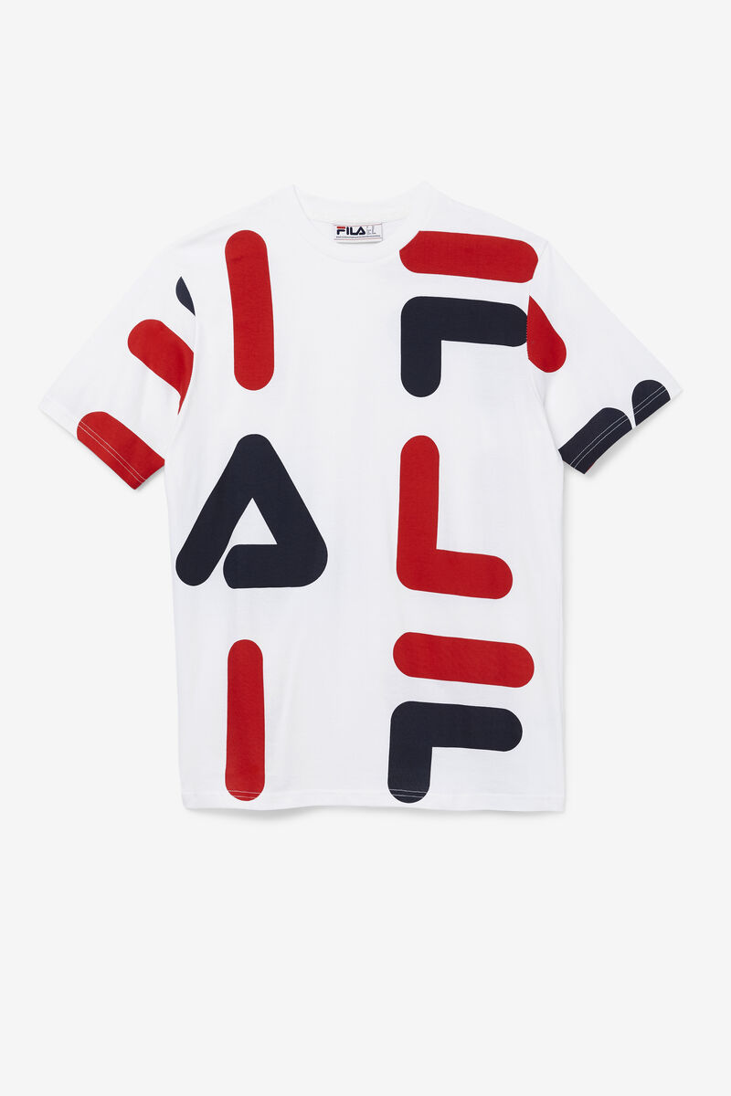 Fila Bennet White / Red / Navy | fSORoC5XHZM