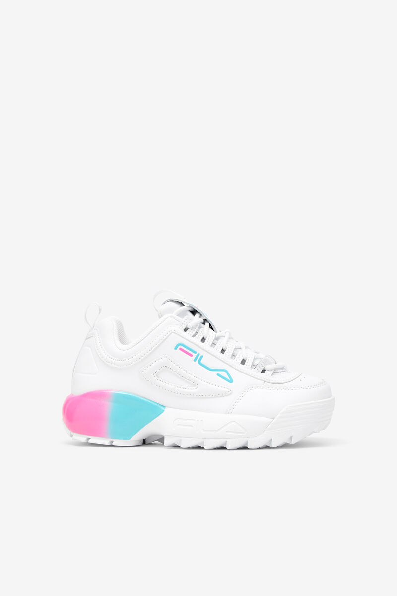 Fila Big Disruptor 2a White / Pink / Blue | bAbgbQjrQ1E