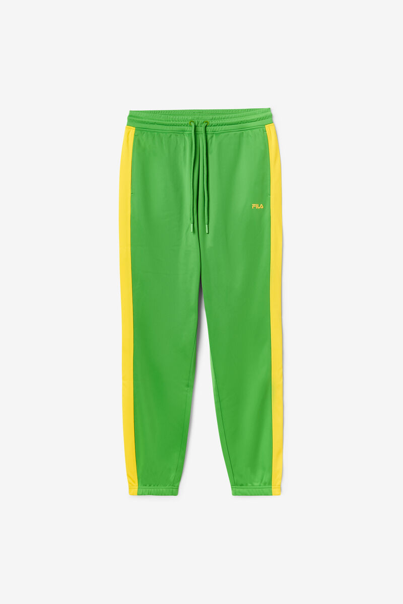 Fila Brazil Track Pant Green / Yellow | lx7O939DaP4