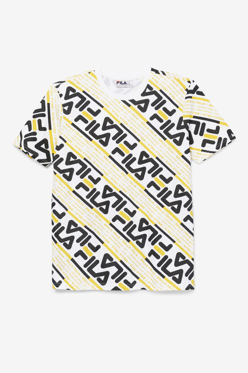 Fila Calvin White / Black / Yellow | DxMRf7HkSbc