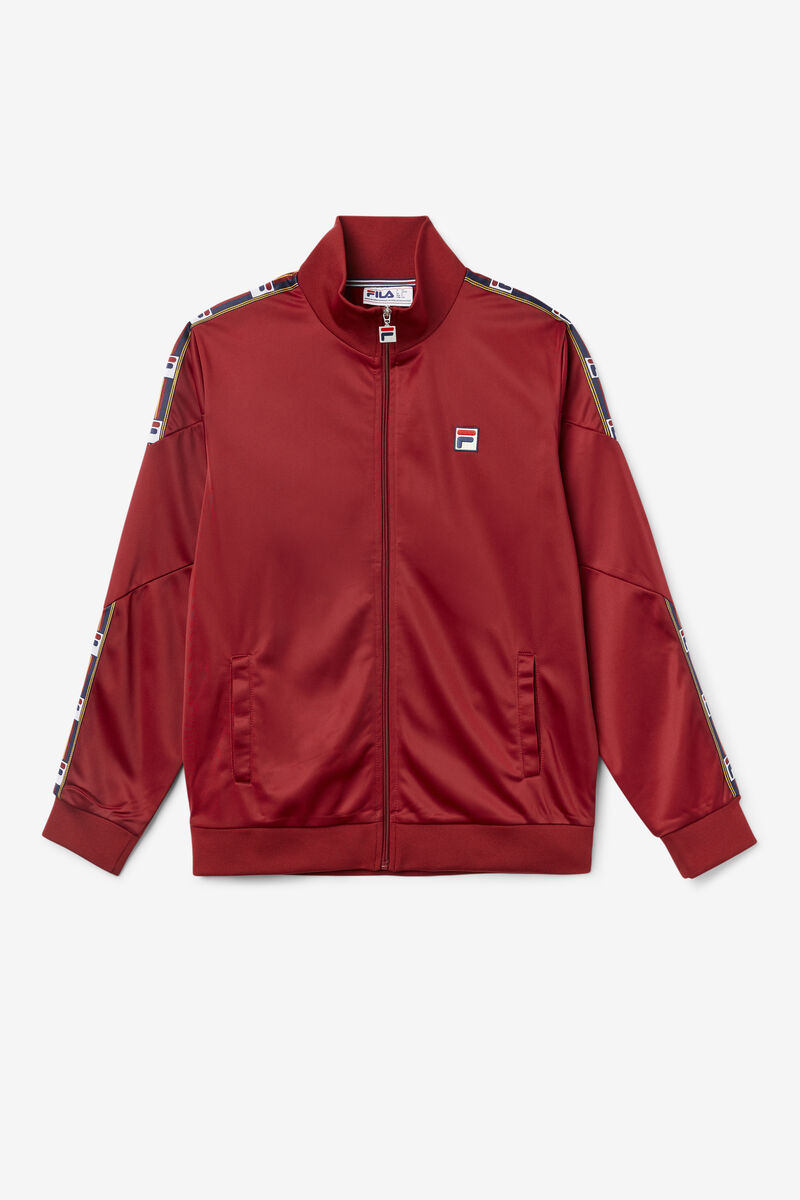 Fila Carson Track Jacket Red | e47YjO9XELb