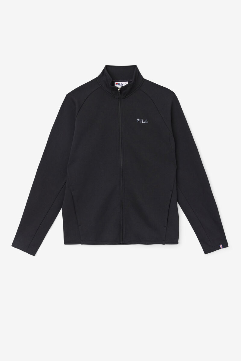 Fila Commuter Track Jacket Black | 1OSlmmwwcEp