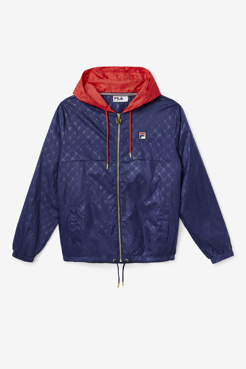 Fila Copper Hood Jacket Navy / Red | 3uIY9NLrBU3