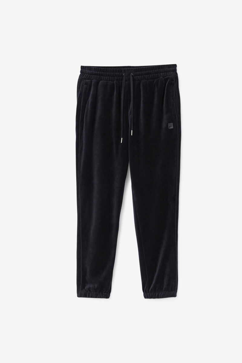 Fila Deverall Velour Pant Black | 8sKTL68LJVj