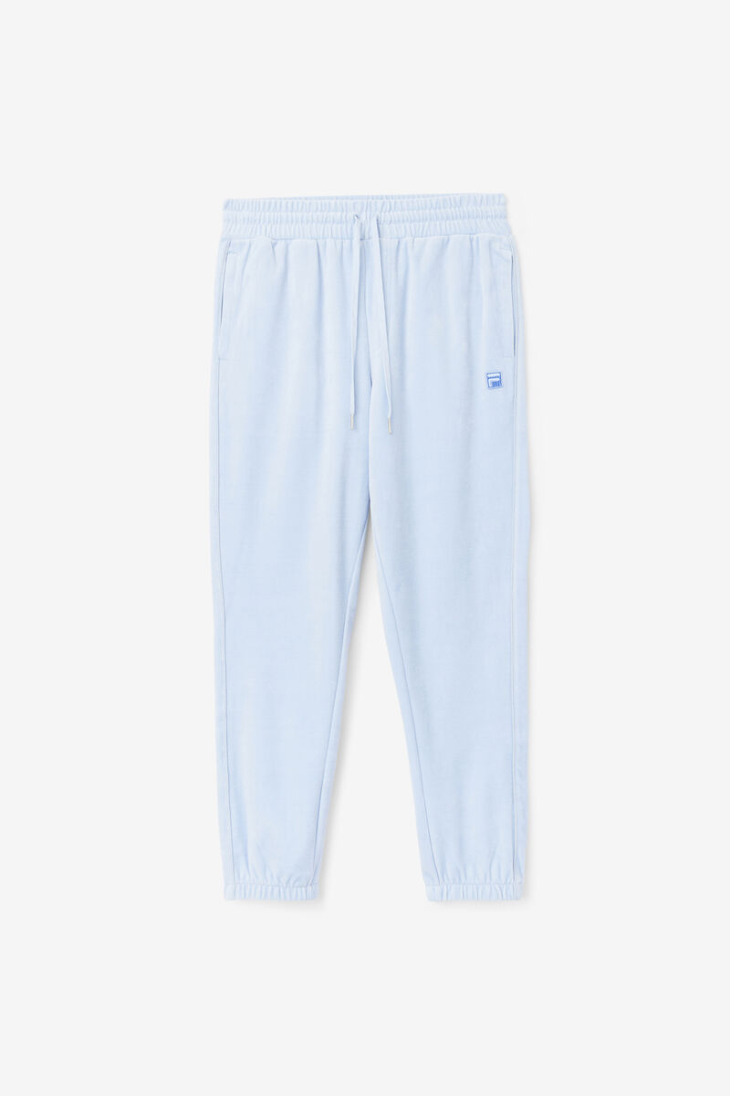 Fila Deverall Velour Pant Light Blue | wqA5KTkvBjN