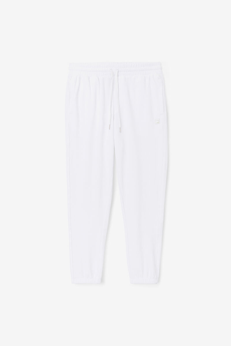 Fila Deverall Velour Pant White | tRdWEJlmwLX