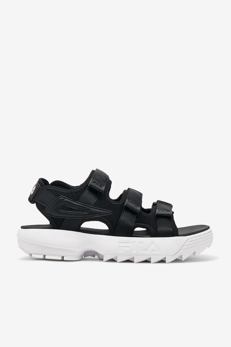 Fila Disruptor Sandal Black / Black / White | qc4IgzN7bCx