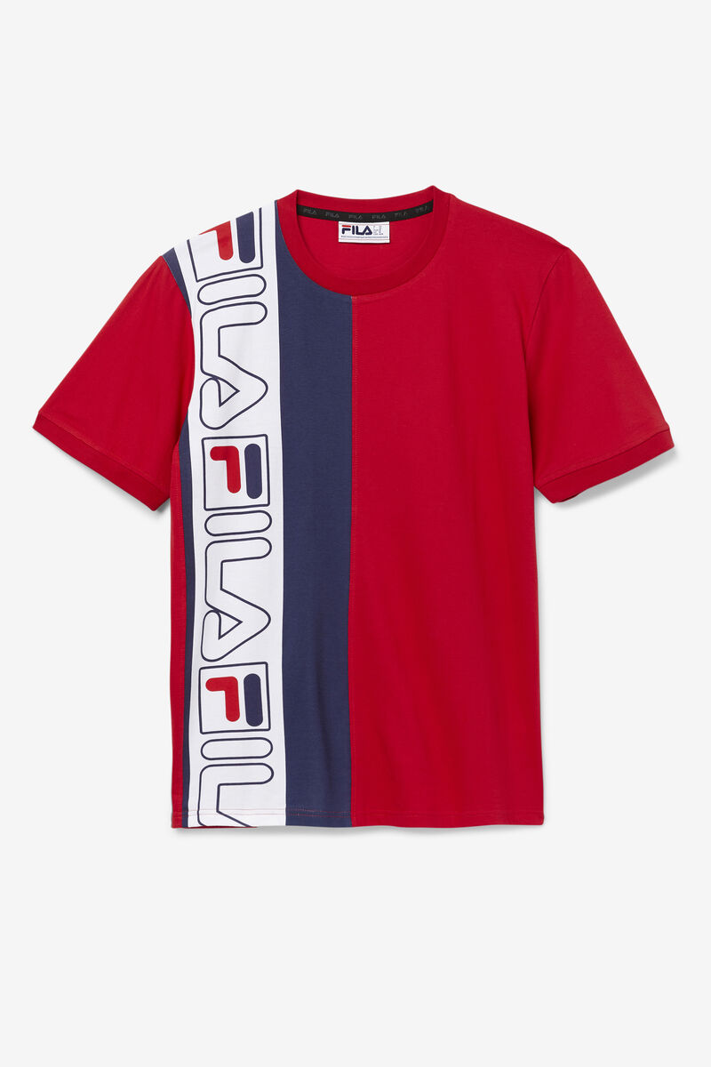 Fila Dixon Red / Navy / White | bjqCphBIvxu