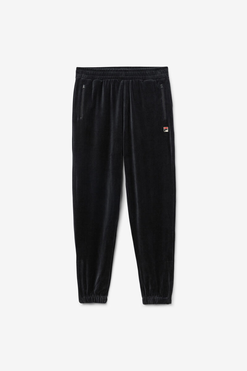 Fila Dortmund Velour Jogger Black | OnVHnh7yZyK