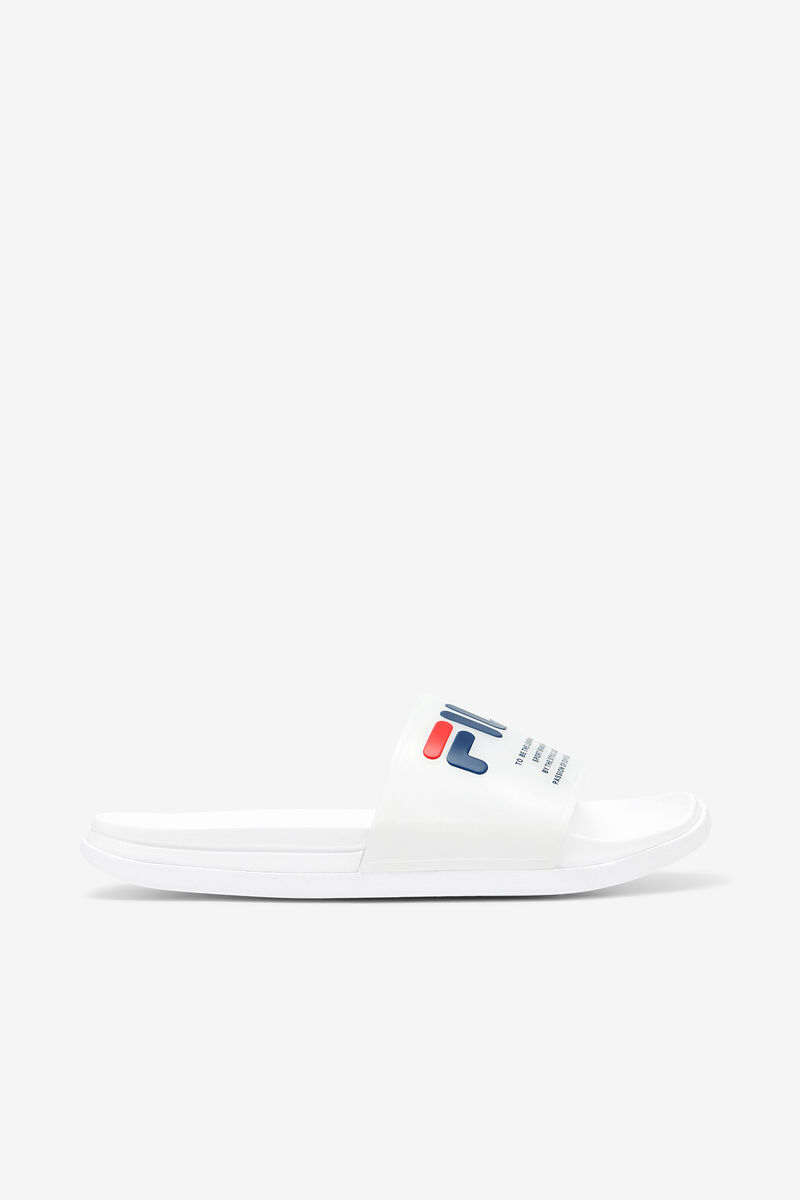 Fila Drifter Luxe Clear White / Navy / Red | rw8jz3MnkxN