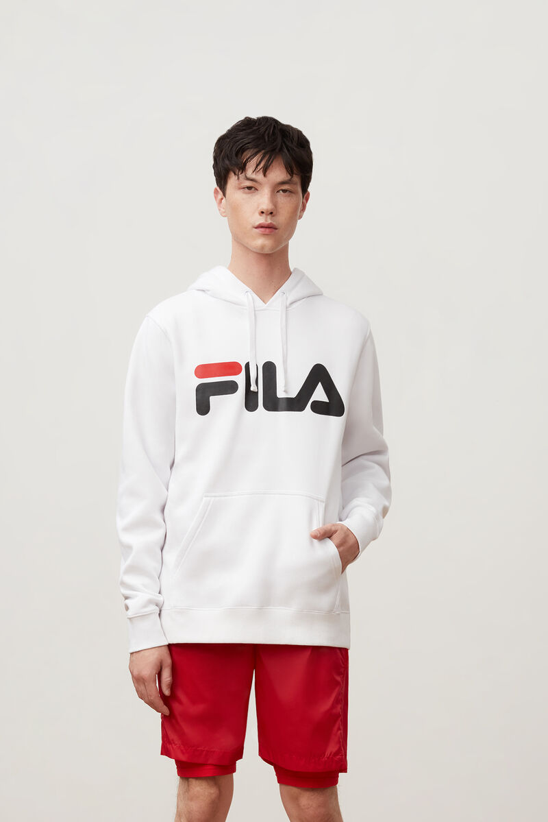 Fila Flori Hoodie White / Red / Black | nGKVFeTs3ap