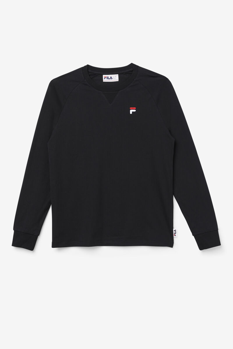 Fila Flynn Long Sleeve Black | Zgl9owfMCsO