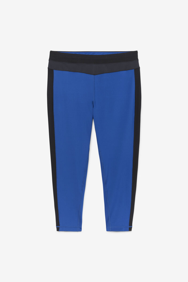 Fila Forza Texture High Waist Legging Navy / Black | BSZxAe4ge9q