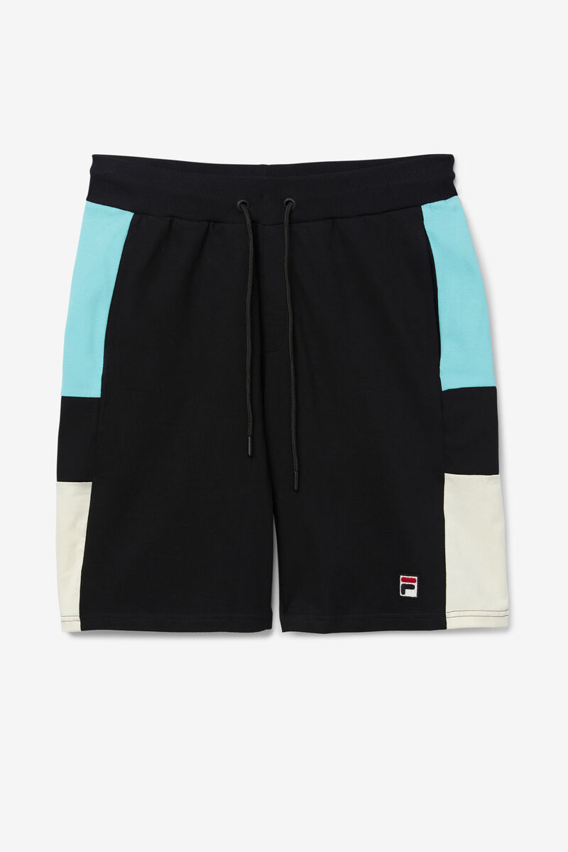 Fila Galway Short Black / Blue Turquoise | FGILWo1JcAq