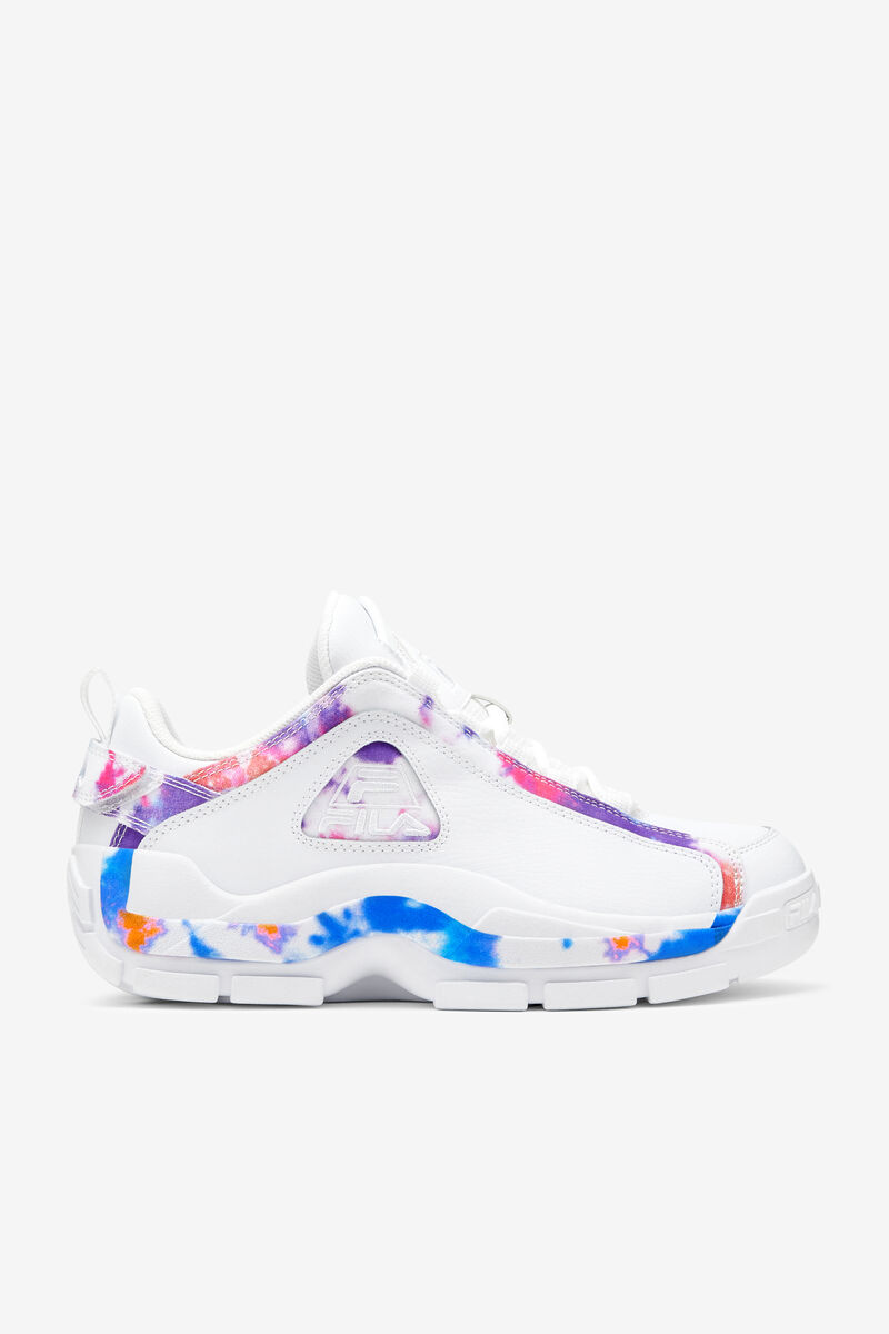 Fila Grant Hill 2 Tie Dye Low - Sneakers & Lifestyle | Fila White / White | aQOqszUiy91