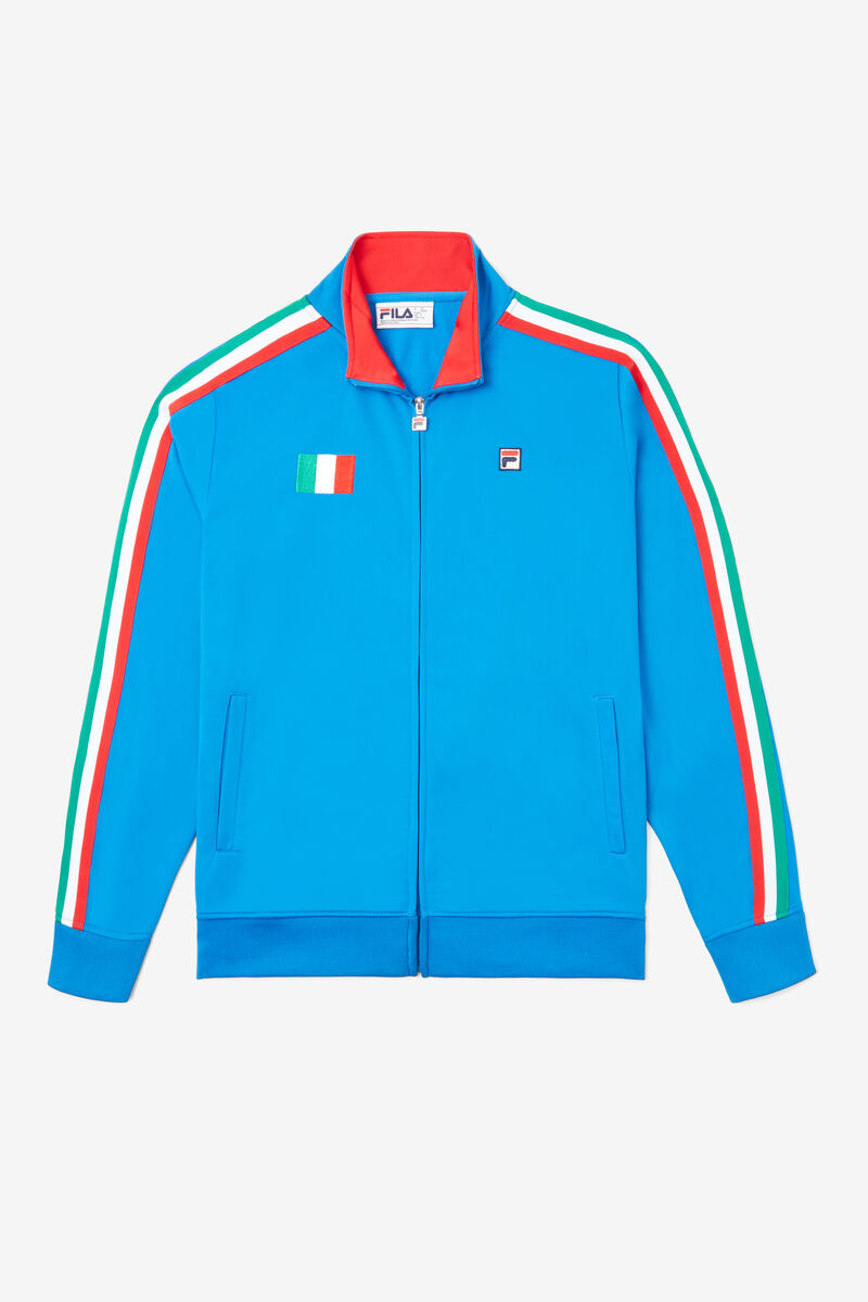 Fila Italy Track Jacket Blue / Red | mNfSuACbHBD