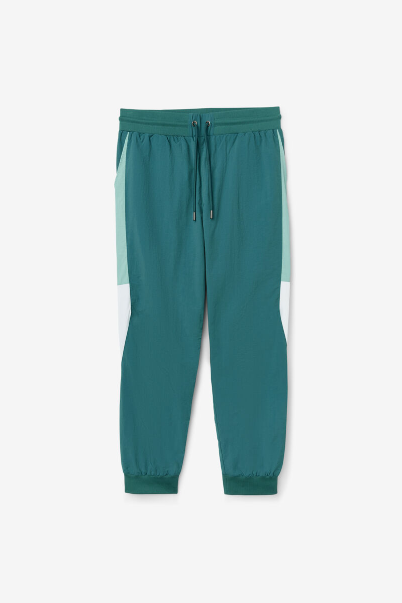 Fila Klio Windpant Dark Turquoise / White | Sr7HbEJOcx9