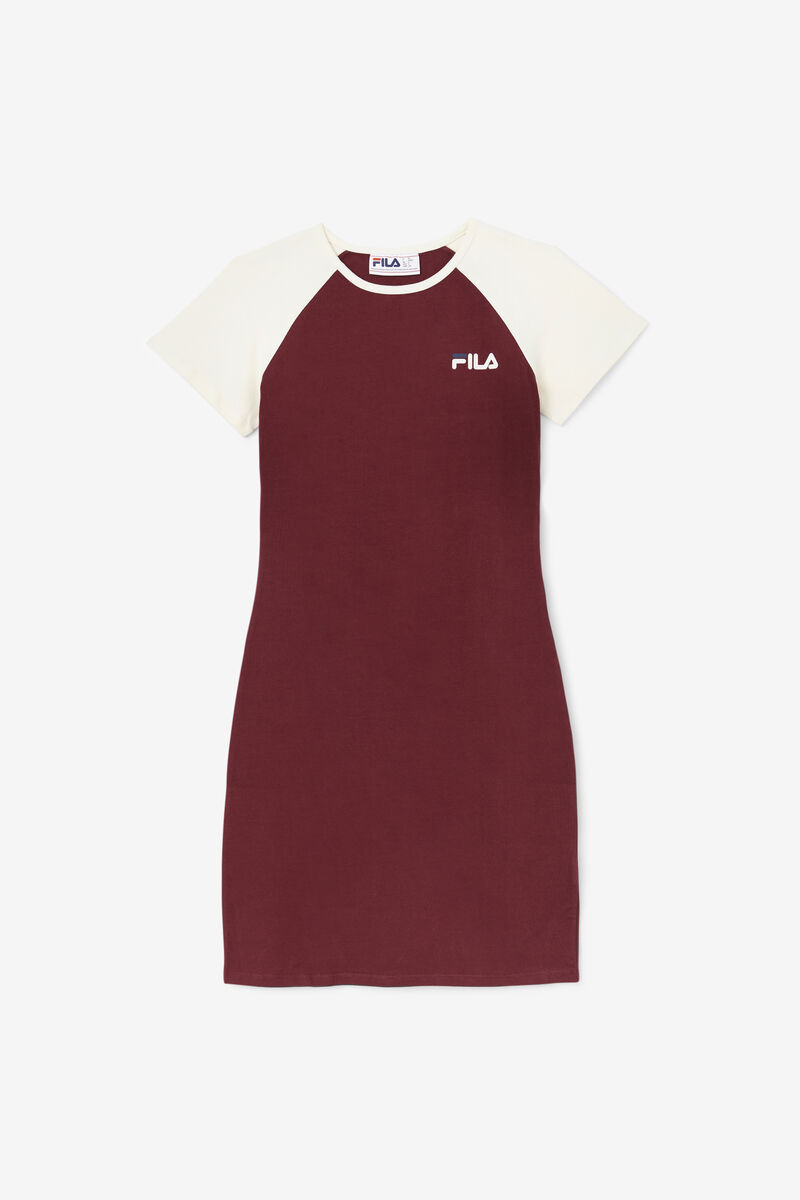 Fila Kyra Dress Rose Red | VSTrJhwe6hU