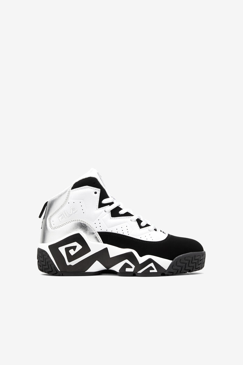 Fila Little Mb White / Metal Silver / Black | 14paJgao5xm