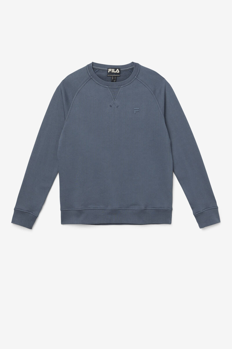 Fila Logan Crewneck Dark Blue | WKChq2BMvqG