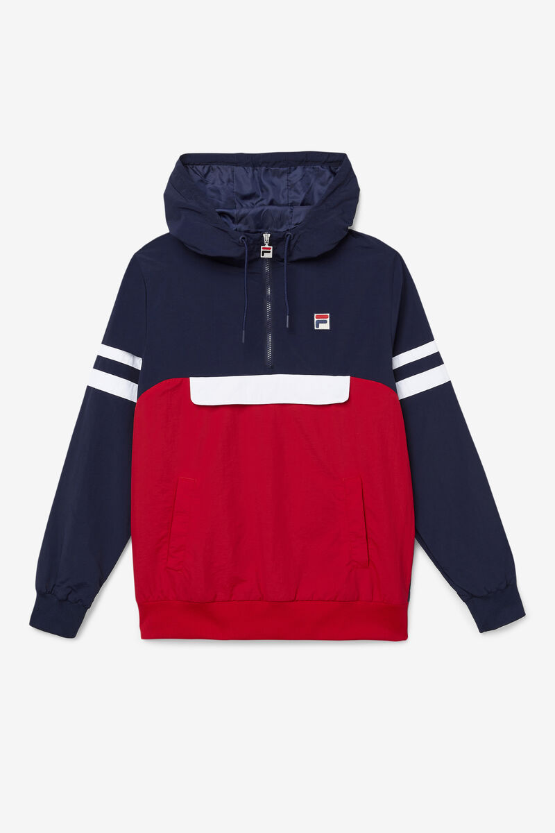 Fila Macker 3 Wind Jacket Navy / Red / White | VoEzDAn6rEZ