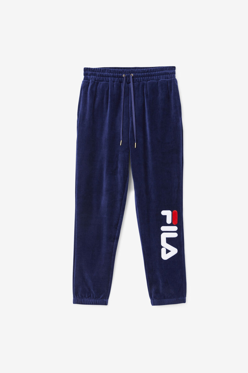 Fila Mansur Velour Pant Navy / White / Red | KqfYsY6HWYZ