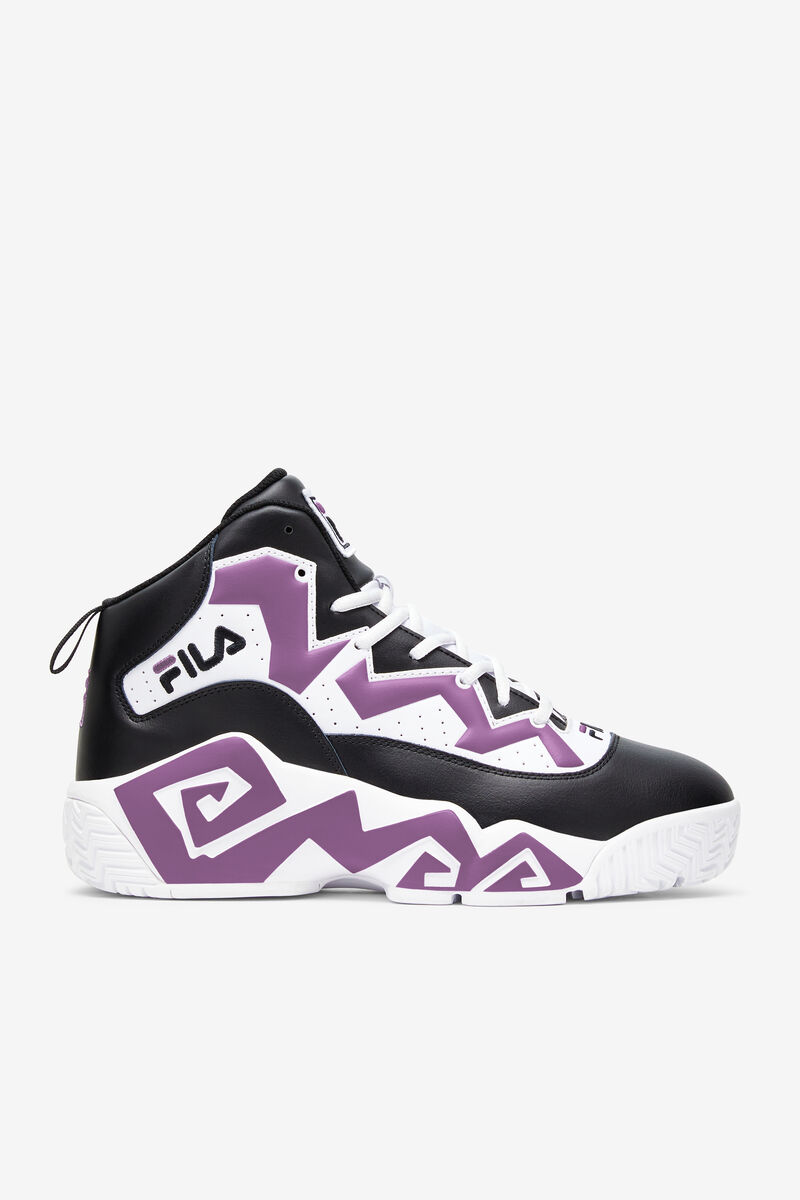 Fila Mb Chunky High Top Sneakers | Fila Black / White / Purple | 3l1apytHISv