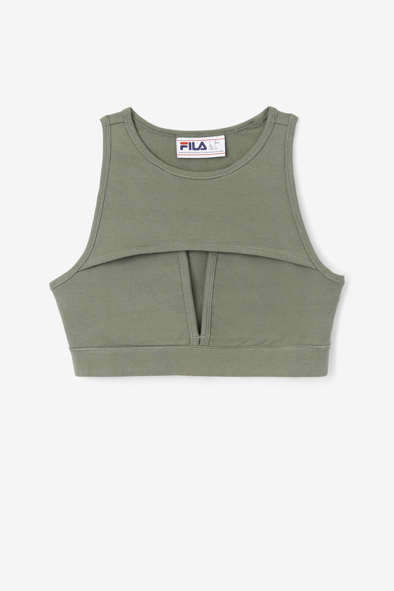 Fila Micaela Bra Top Olive | Y128td498b9