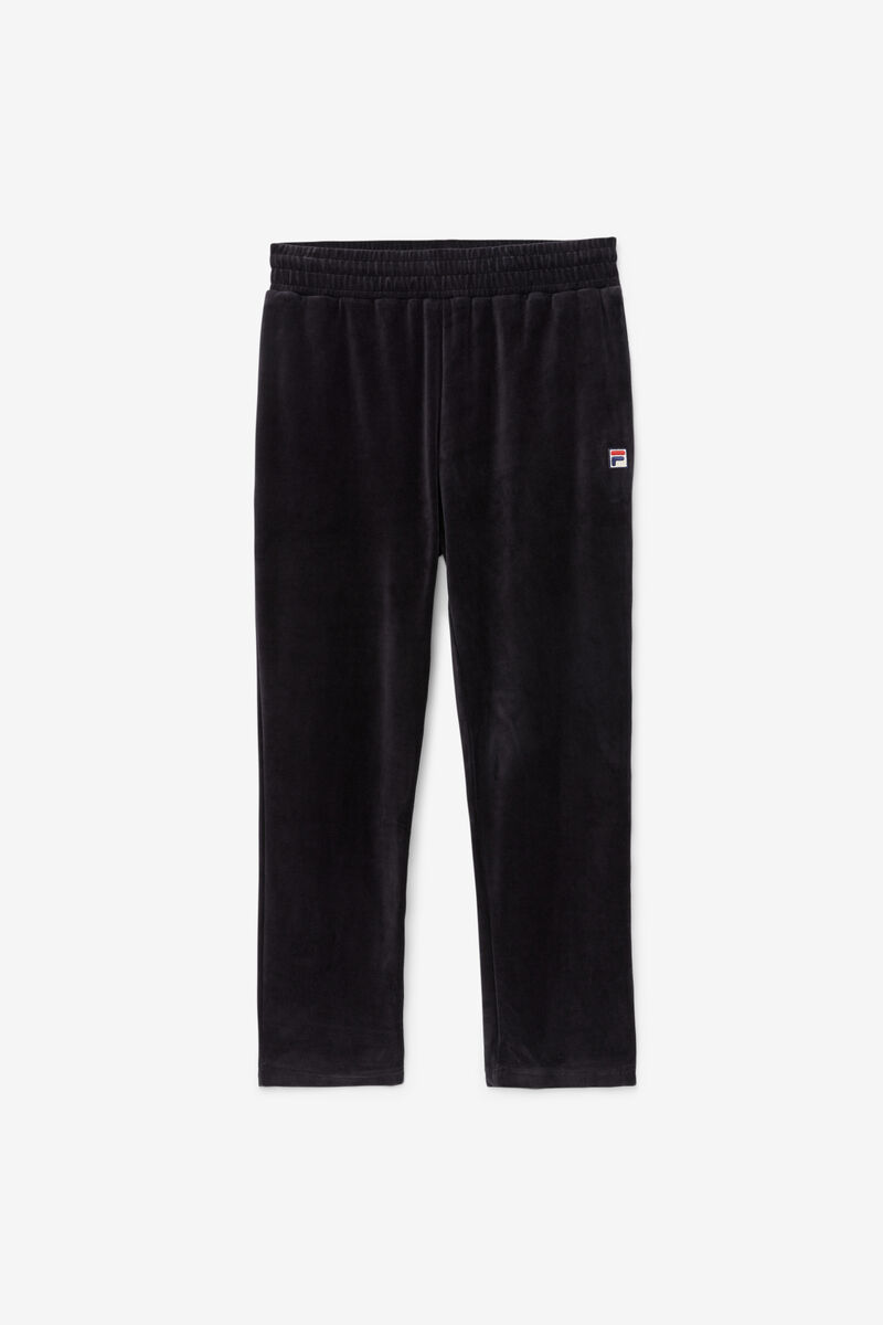 Fila O-fit Velour Pant Black | QWHkMrbV4uy