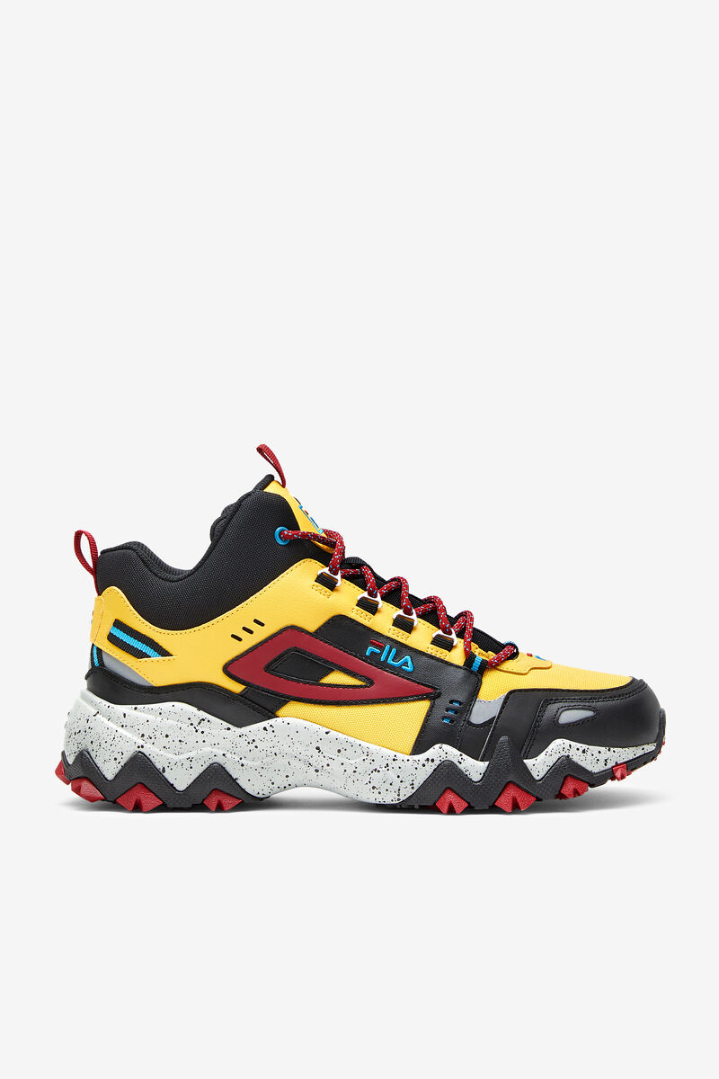 Fila Oakmont Tr Mid Lemon / Black / Red | cXTAQTRTd14