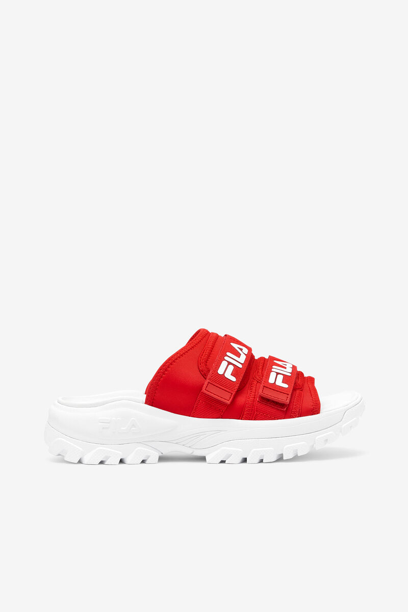 Fila Outdoor Slide Red / White / White | R3C4yRSAJtZ