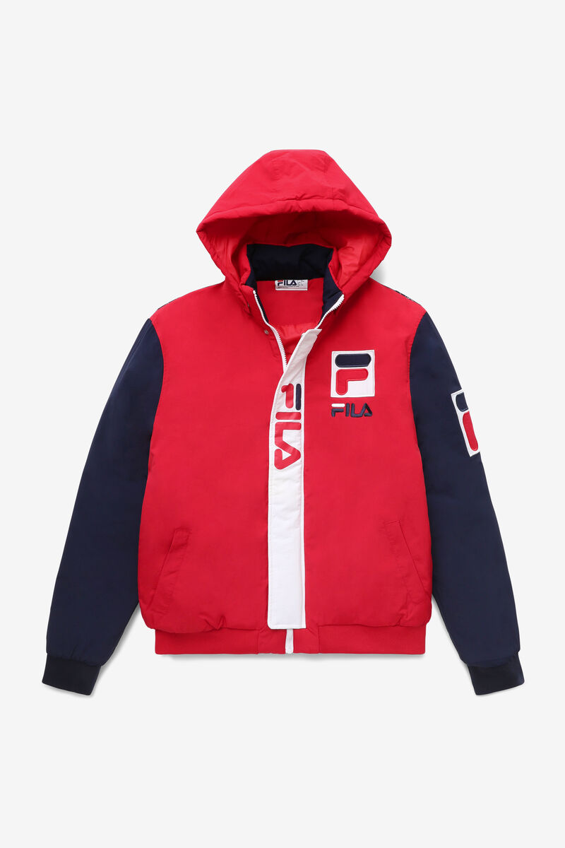 Fila P1 Fila Tech Jacket Red / Navy / White | cvHbAbvhKYG