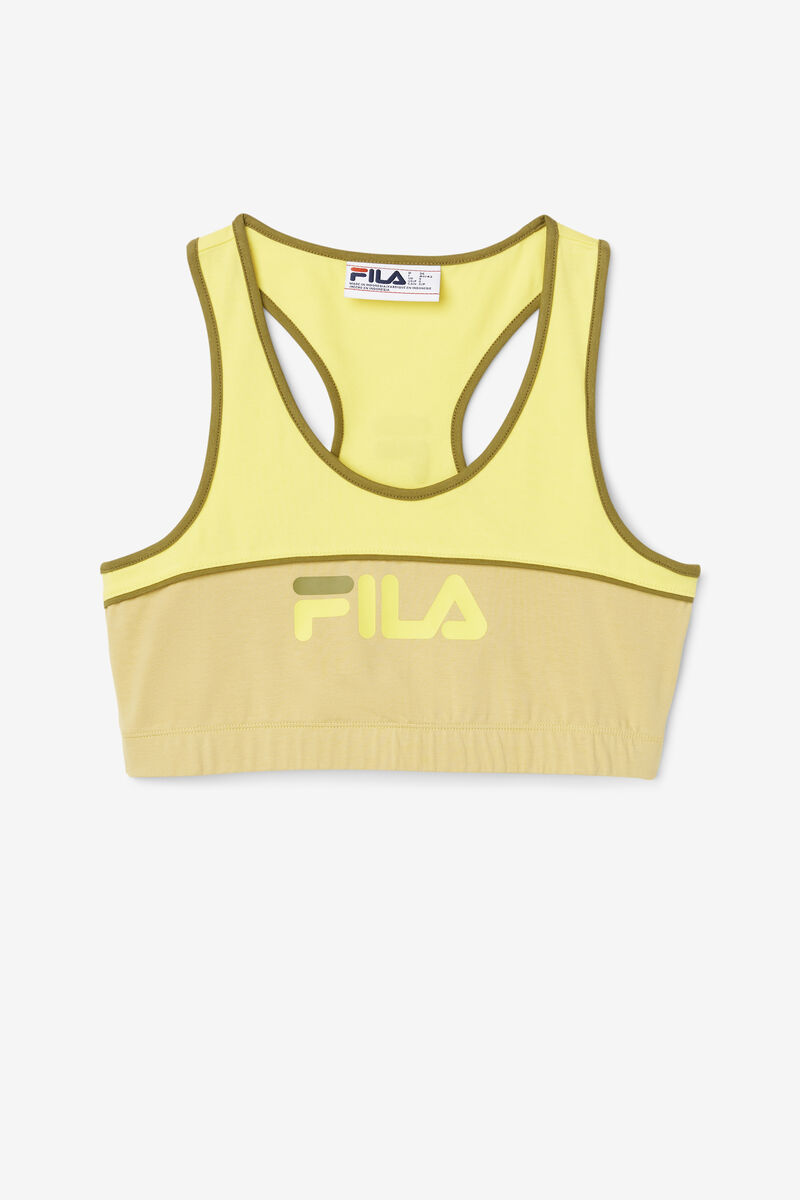 Fila Poesia Bra Top Olive | EFheUbG7YpA