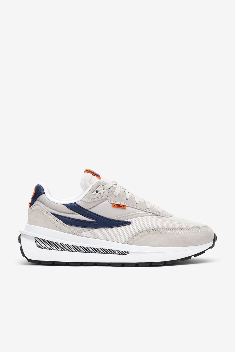 Fila Renno Chunky Tennis Shoes | Fila Silver Grey / White Brown / White | i8dh2qNDYcF