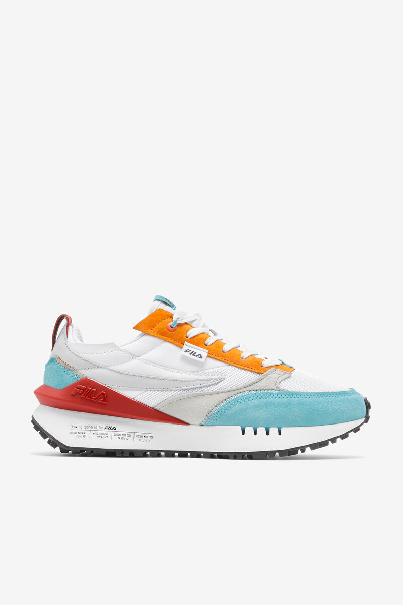 Fila Renno N-generation - Sneakers & Lifestyle | Fila White / Blue / Orange | 1qdIqmURl69