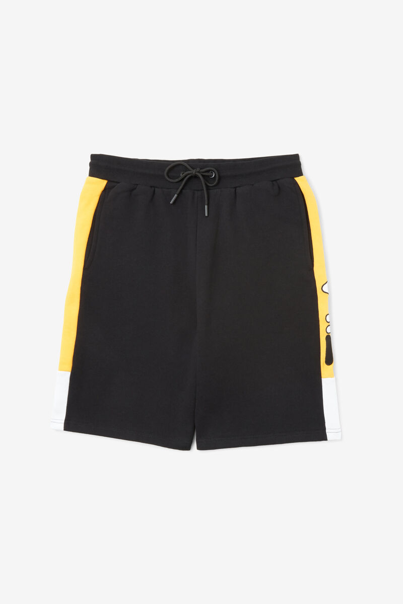 Fila Roy Short Black / Yellow / White | 62hhrbPROwl