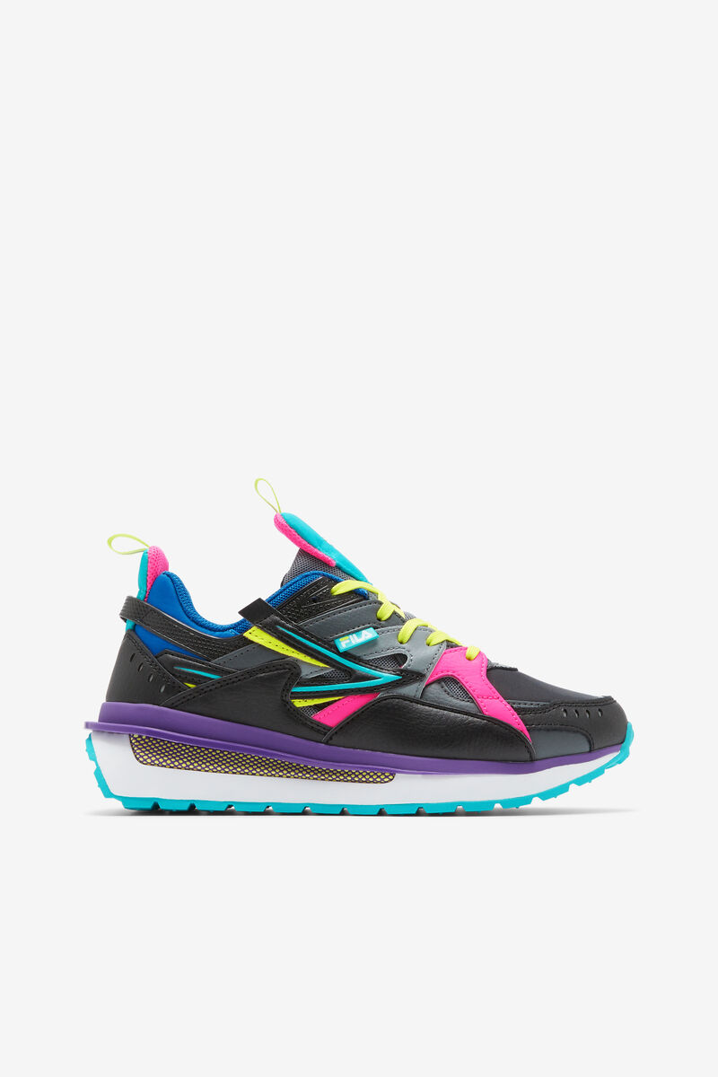 Fila Sandenal Black / Pink / Blue | TIflCYVrhCl