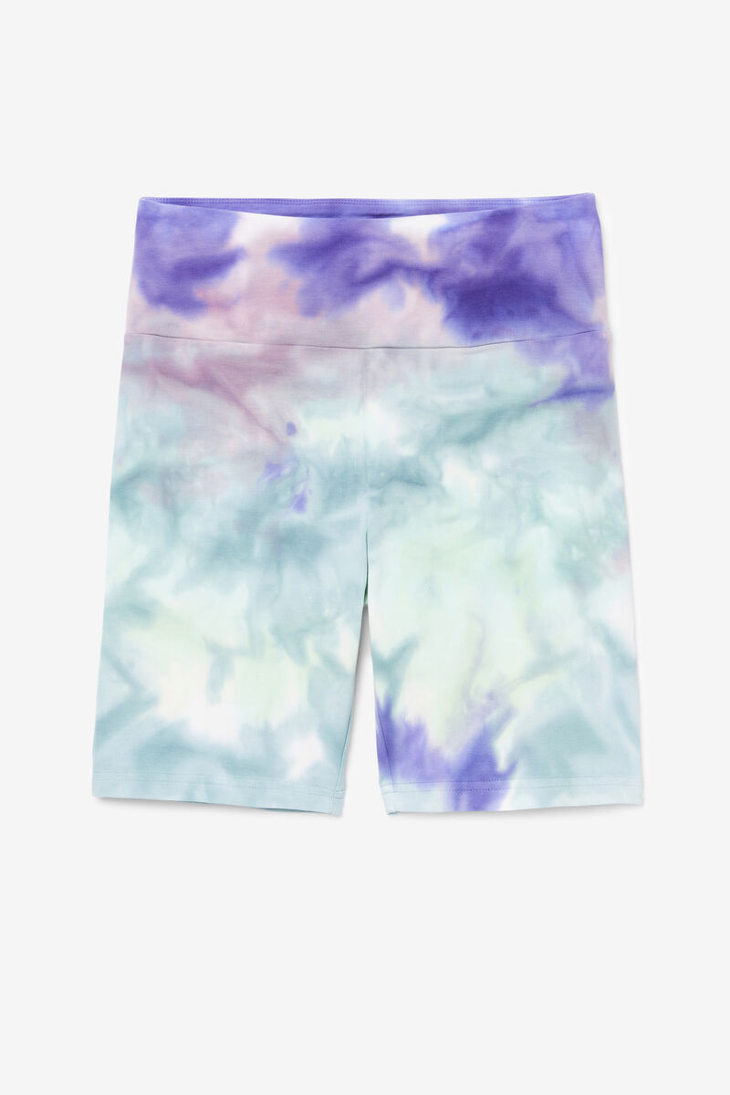 Fila Taima Tie Dye Bike Short Blue | 7XWZdSESs5B