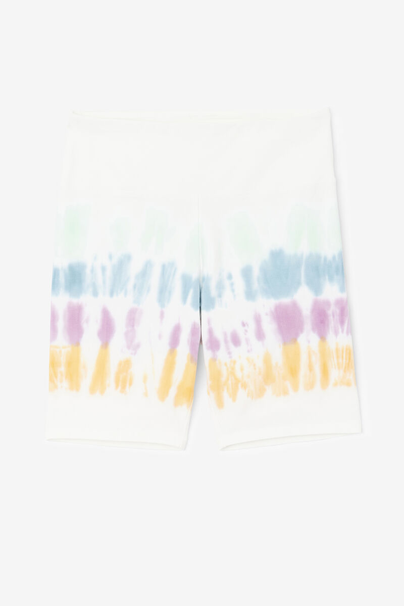 Fila Taima Tie Dye Bike Short White | 5azb5IkoOJO