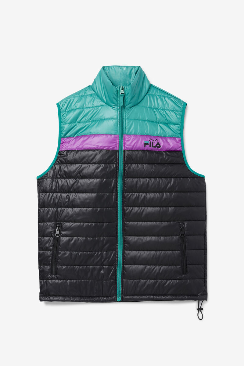 Fila Tri Vest Black / Green / Purple | 7A5jgDkyYGo