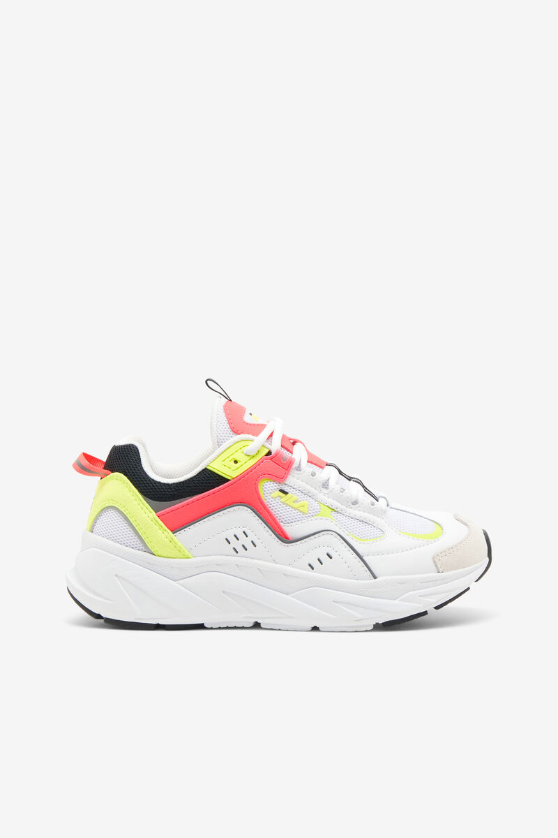 Fila Trigate Plus White / Pink / Yellow | SpA2jaFulk3