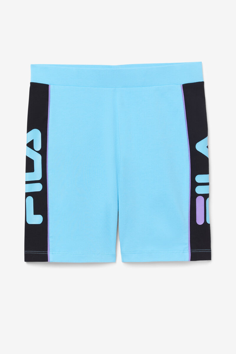 Fila Trina Bike Short Black / Blue / Purple | dgYh48swBSR