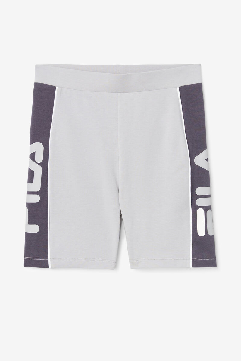 Fila Trina Bike Short Silver / White | xlr9nJlJQt6