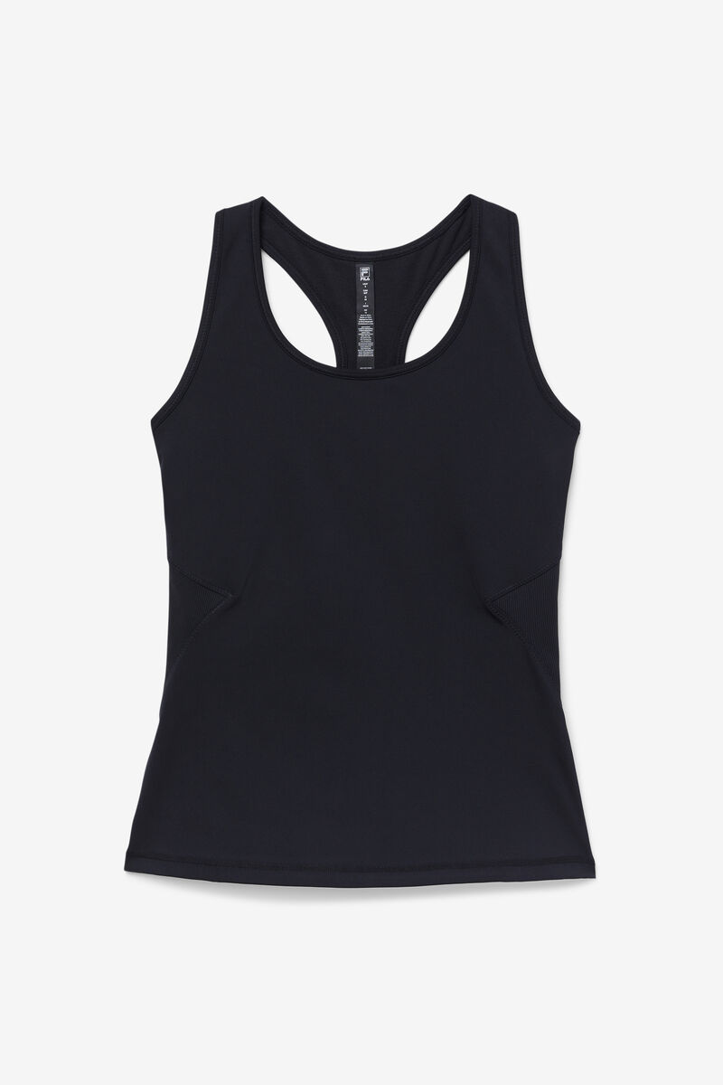 Fila Uplift Open Racerback Tank Top Black | c1r5YPRAmQv