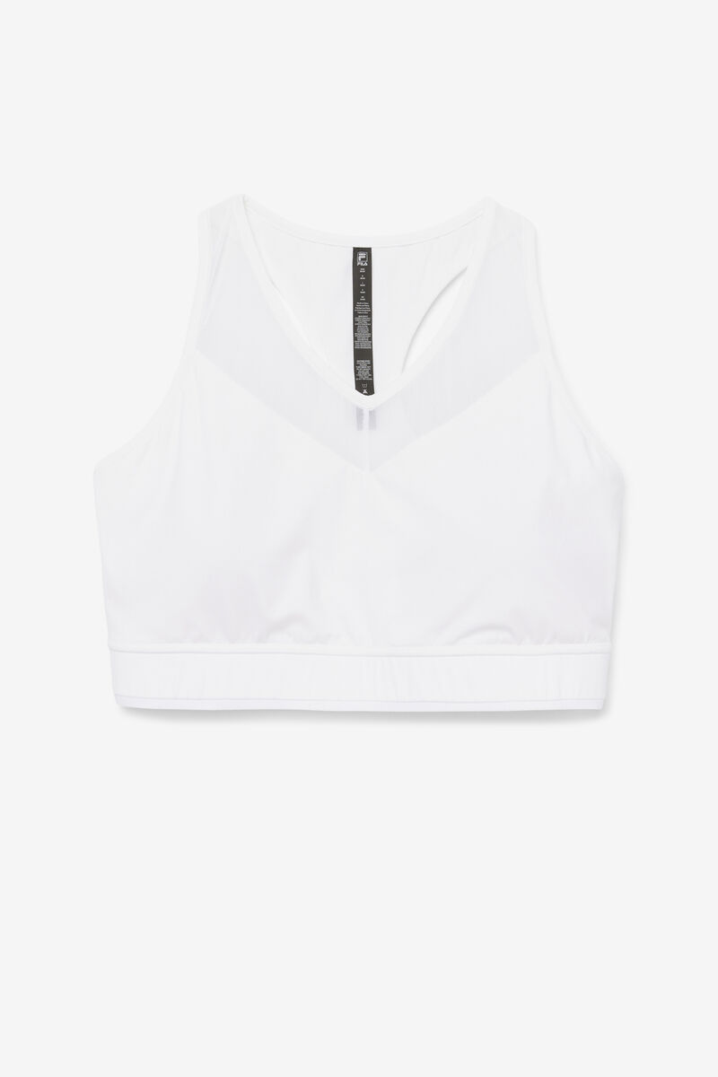 Fila Uplift Racerback Bra Top White | hSkVyOREbPq