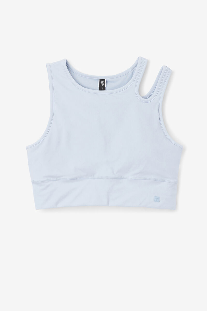 Fila Uplift Slice Crop Bra Top Blue | 1774vm12CDC